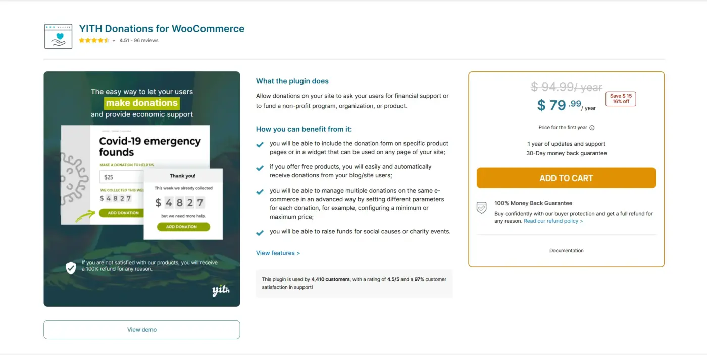 YITH Donations for WooCommerce