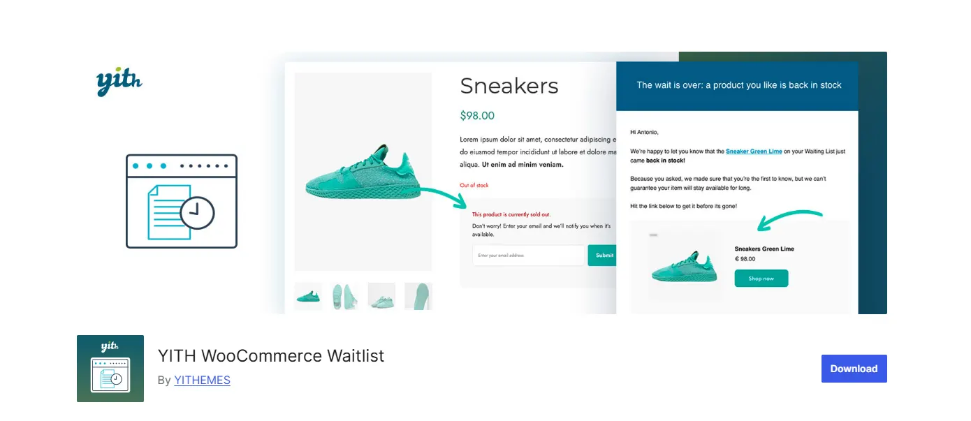 YITH WooCommerce Waiting List