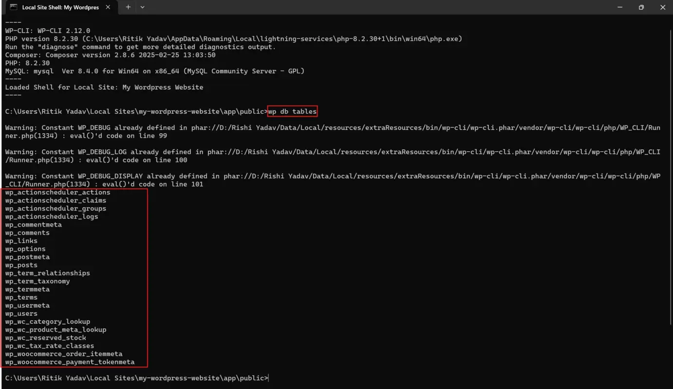 Using WP-CLI