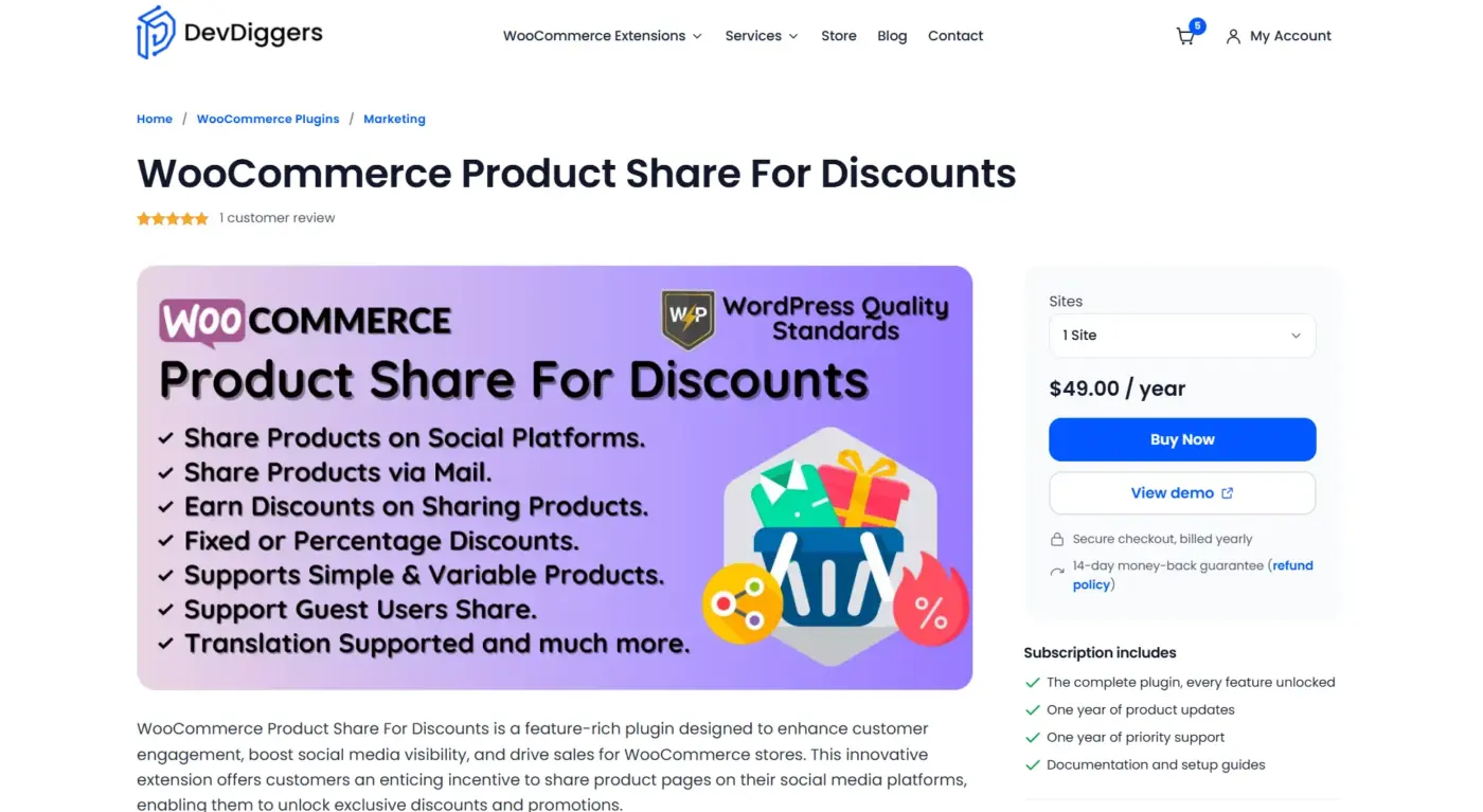 WooCommerce Product Share For Discounts: Guest Tracking