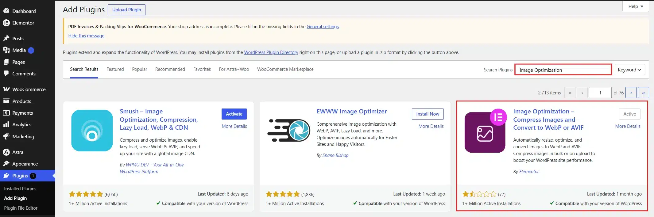 Install and activate the Image Optimization plugin from the WordPress Plugin Directory.