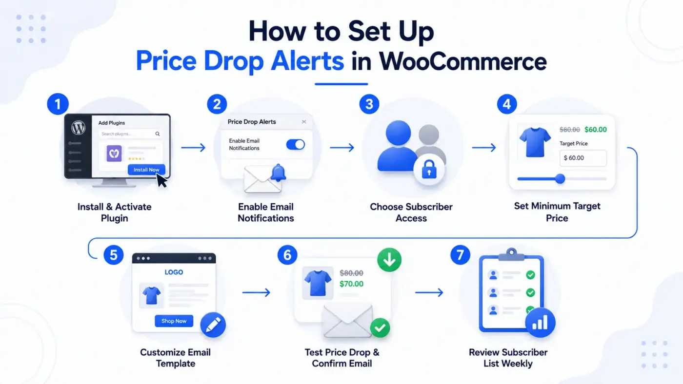 How to Set Up Price Drop Alerts in WooCommerce