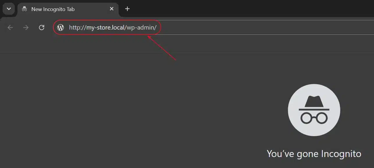 Paste the old URL into the address bar and press Enter.