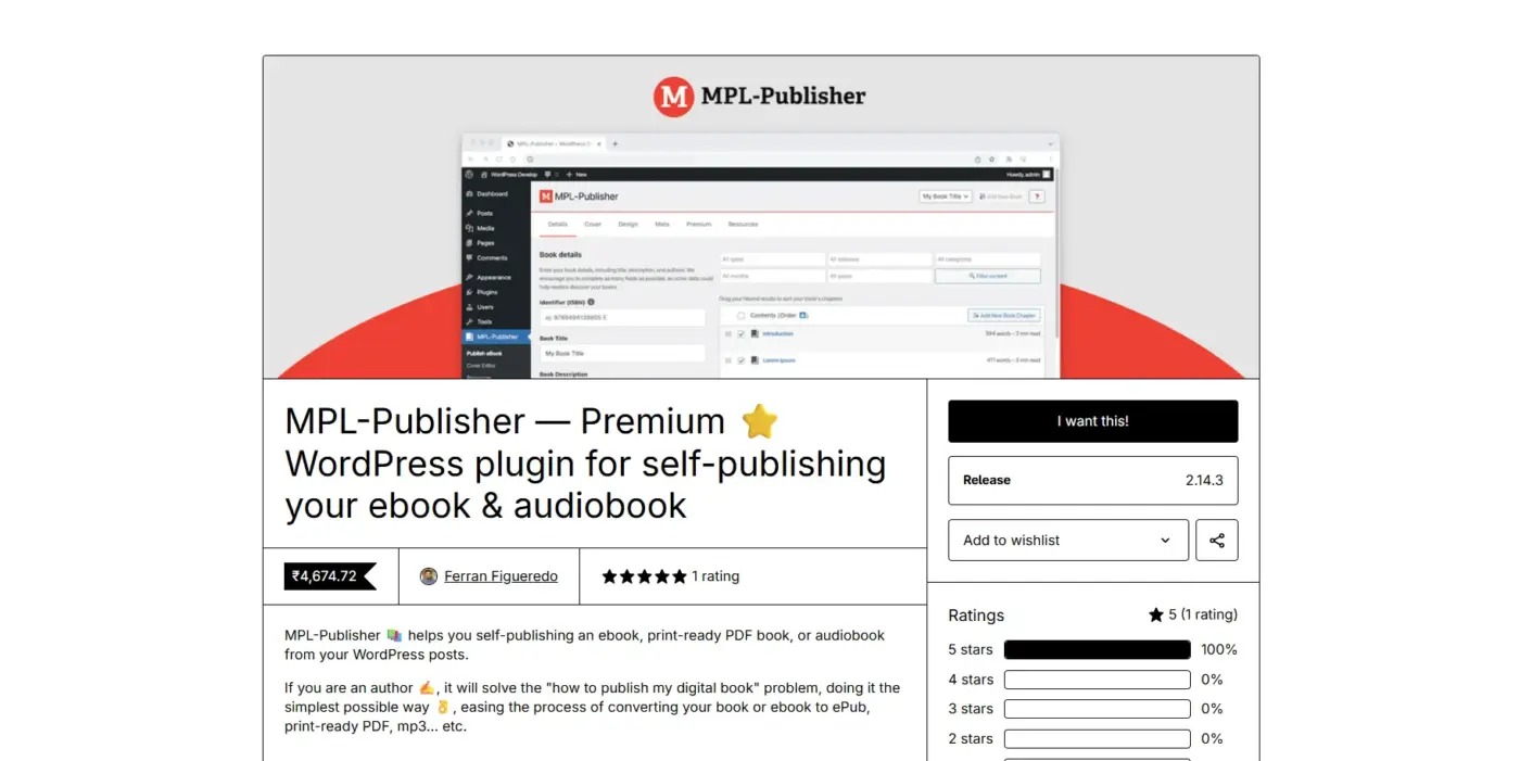 MPL-Publisher: Best for Compiling Posts into an eBook PDF