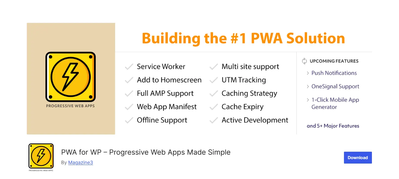 PWA for WP & AMP: AMP Support