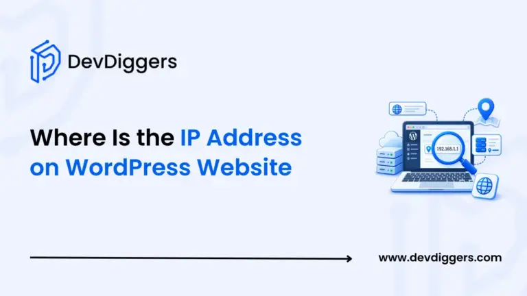 Where Is the IP Address on the WordPress Website