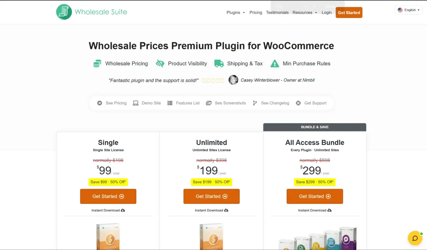 Wholesale Prices Premium: Volume Discounts