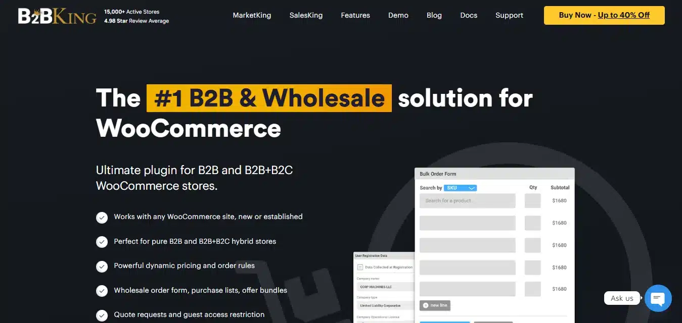 B2BKing: Private Stores