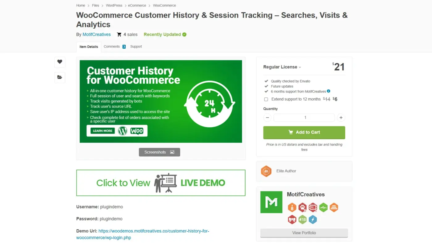 Customer History for WooCommerce: Session & Search Tracking
