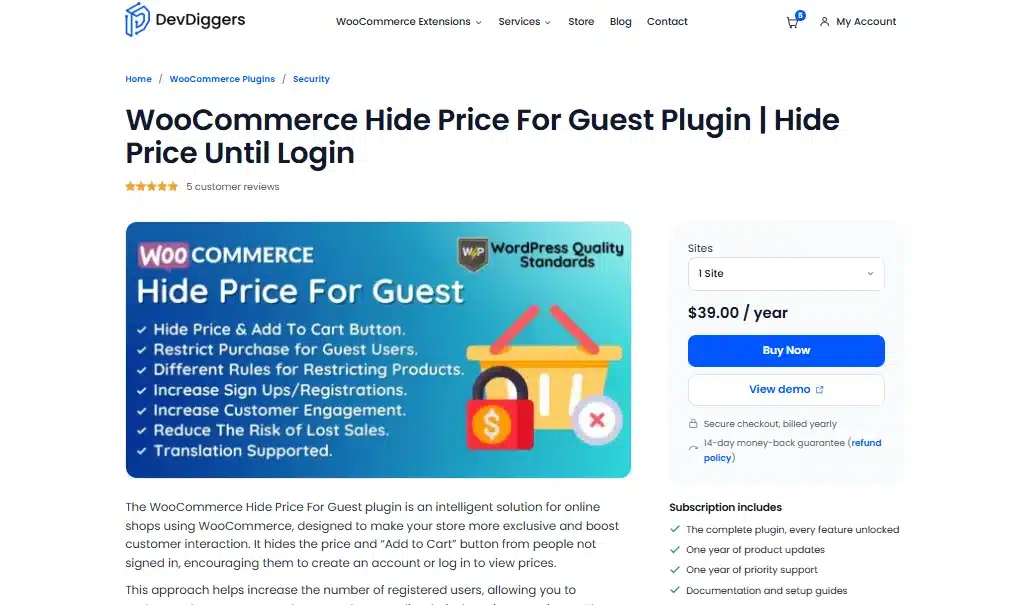 WooCommerce Hide Price For Guest: Wholesale Logins