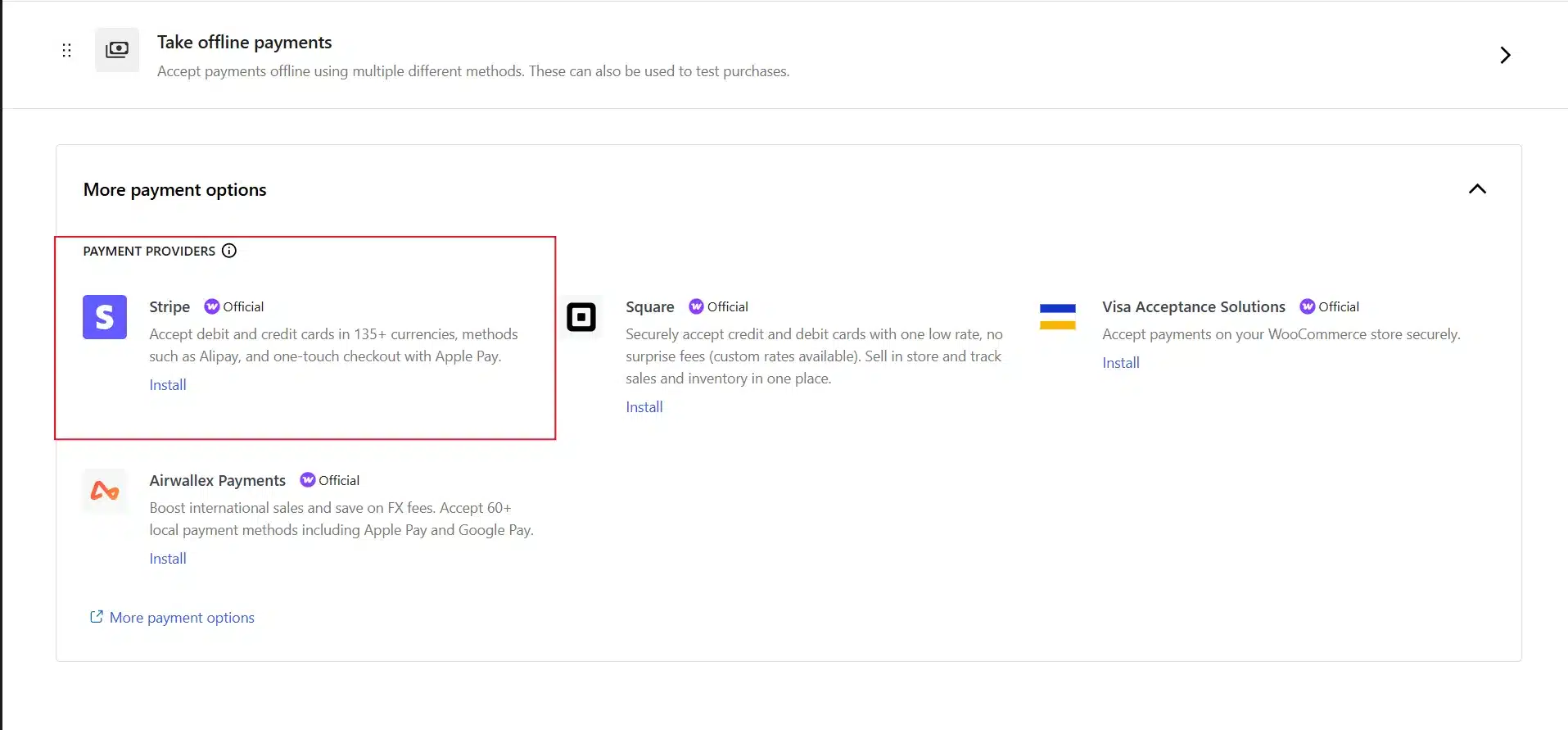 Then install and connect a Stripe account if you haven't already.