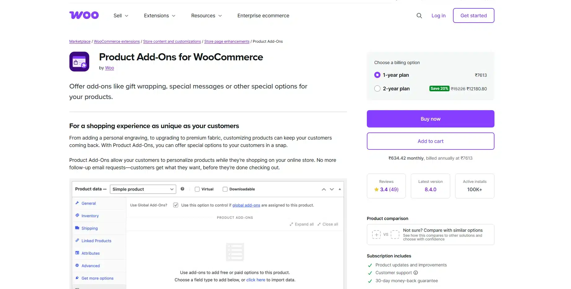 WooCommerce Product Add-Ons: Flexible Add-On Pricing