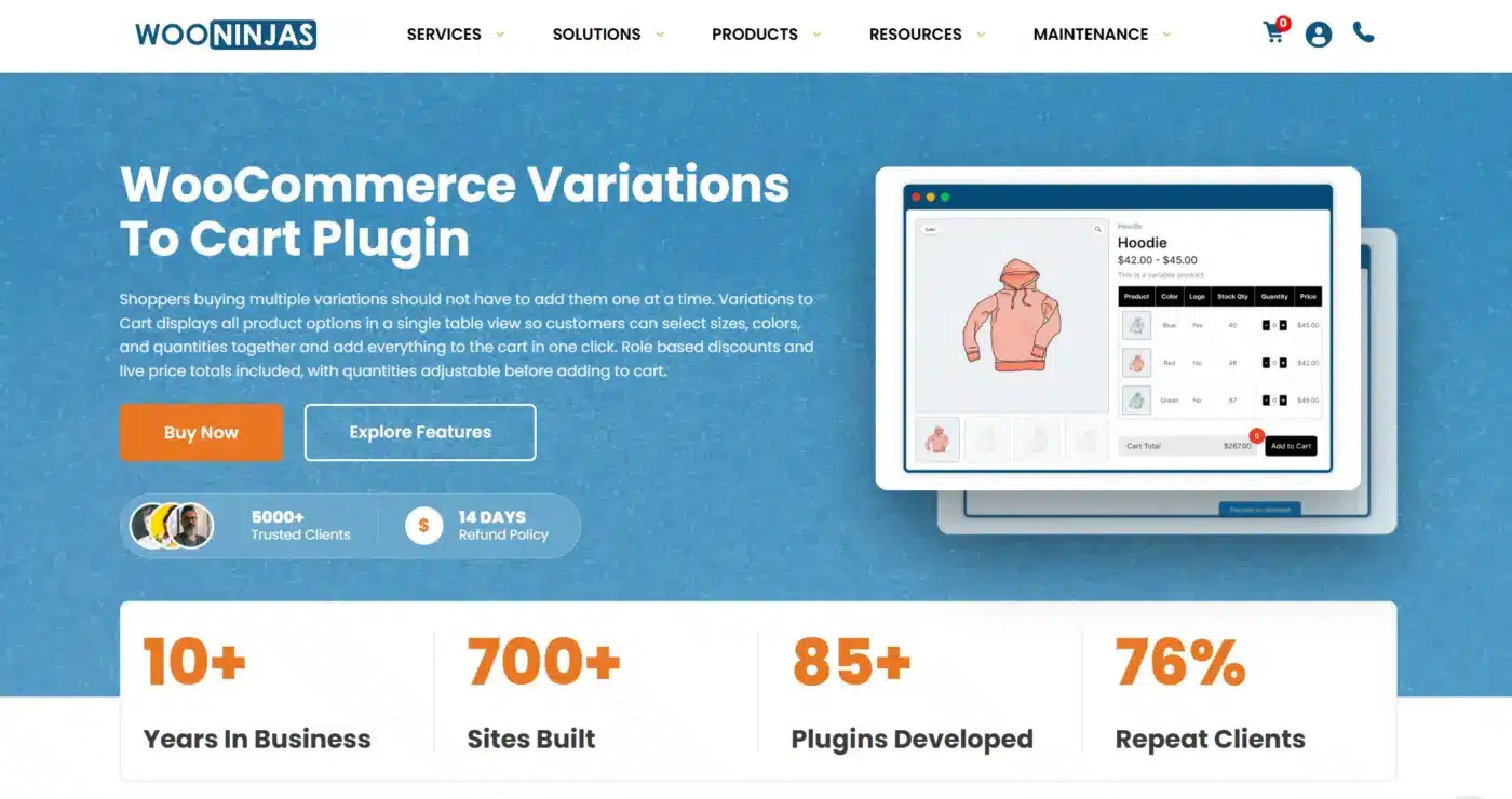 WooCommerce Variations to Cart (WooNinjas)