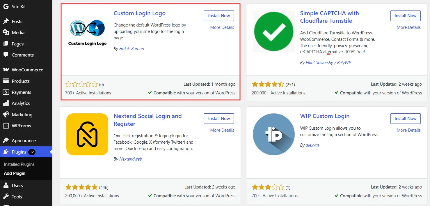 Install and activate the Custom Logo Login Plugin from the WordPress Plugin Directory.