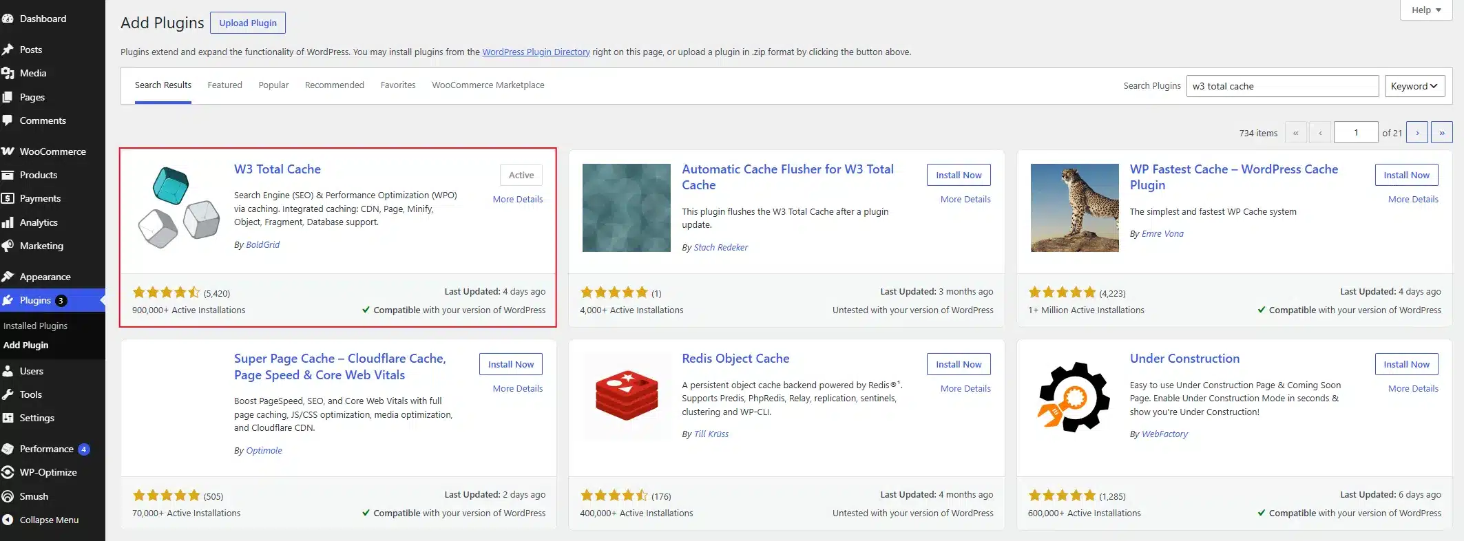 Install and activate a caching plugin like W3 Total Cache.