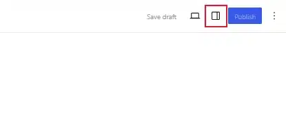 Look at the right sidebar and click the Settings icon (a square with two uneven columns) if the panel isn't already open.