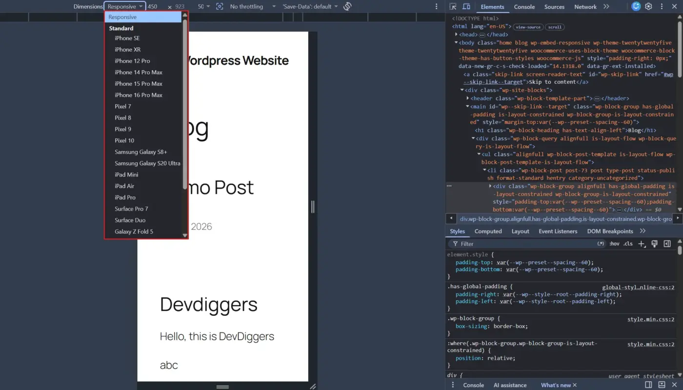 Preview Across Devices