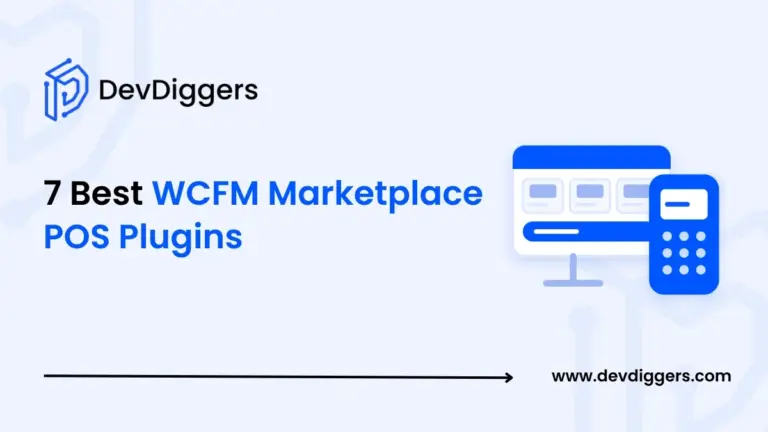 Flat POS screen and card reader icon beside the title 7 Best WCFM Marketplace POS Plugins