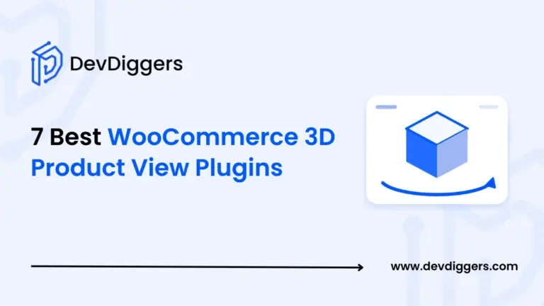 Flat 3D cube icon with rotate arrow beside the title 7 Best WooCommerce 3D Product View Plugins