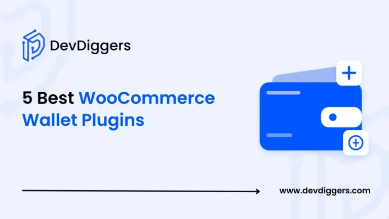 Flat blue wallet icon beside the title 5 Best WooCommerce Wallet Plugins