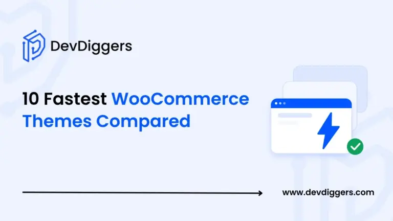 Flat stacked theme cards with a lightning bolt beside the title 10 Fastest WooCommerce Themes Compared