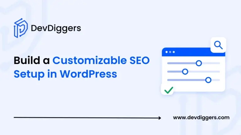 Flat settings dashboard with sliders icon beside the title Build a Customizable SEO Setup in WordPress