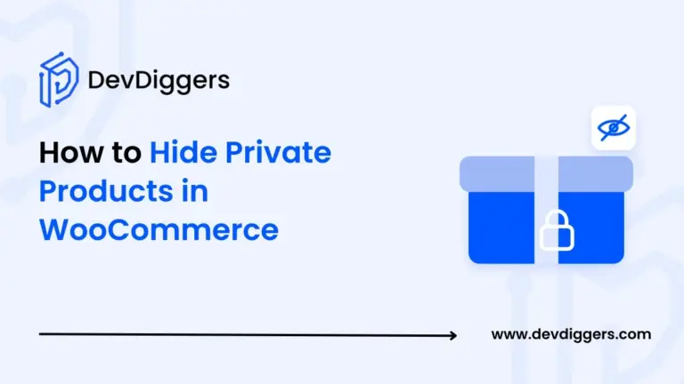Flat locked product box with hidden eye icon beside the title How to Hide Private Products in WooCommerce