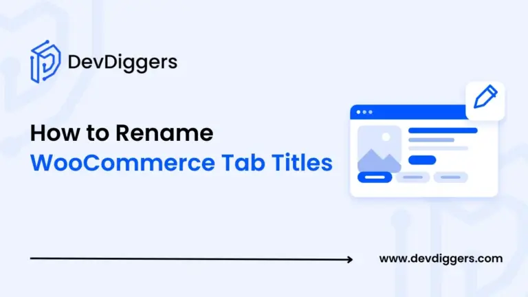 Flat product page tabs with pencil icon beside the title How to Rename WooCommerce Tab Titles