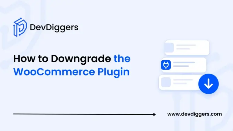 Flat stacked plugin cards with download arrow beside the title How to Downgrade the WooCommerce Plugin