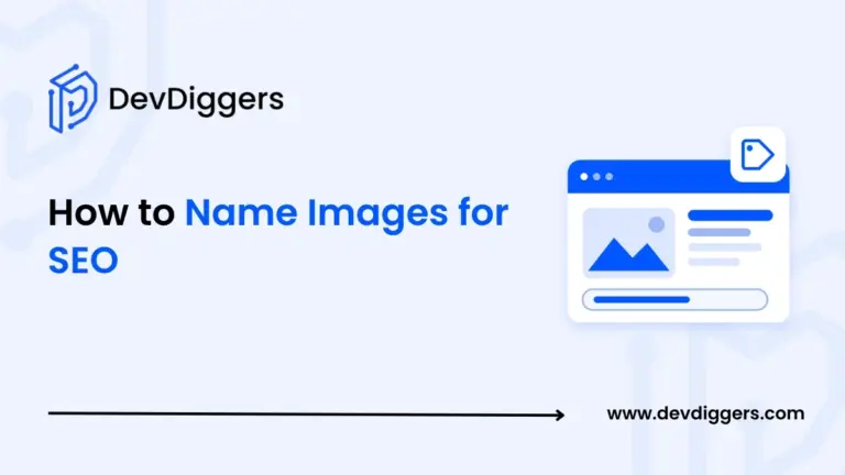 Flat browser window icon beside the title How to Name Images for SEO