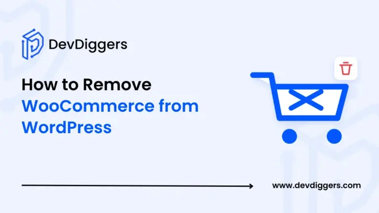 Flat shopping cart with a cross and bin chip for removing WooCommerce from WordPress