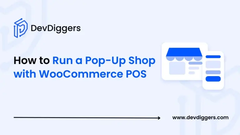 Flat shop awning and phone icon beside the title How to Run a Pop-Up Shop with WooCommerce POS