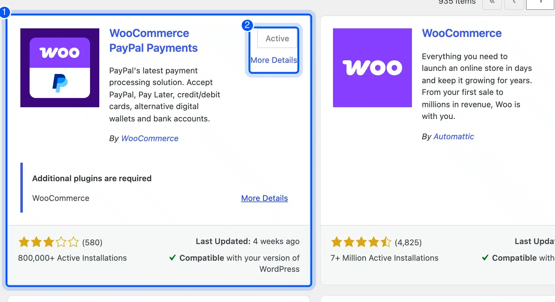 Install the WooCommerce PayPal Payments plugin from WordPress.org