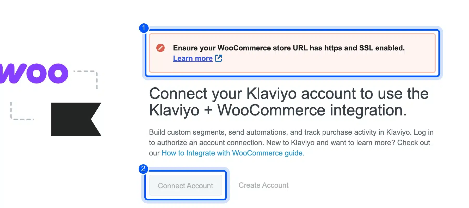 Klaviyo WooCommerce plugin asking for HTTPS before connecting