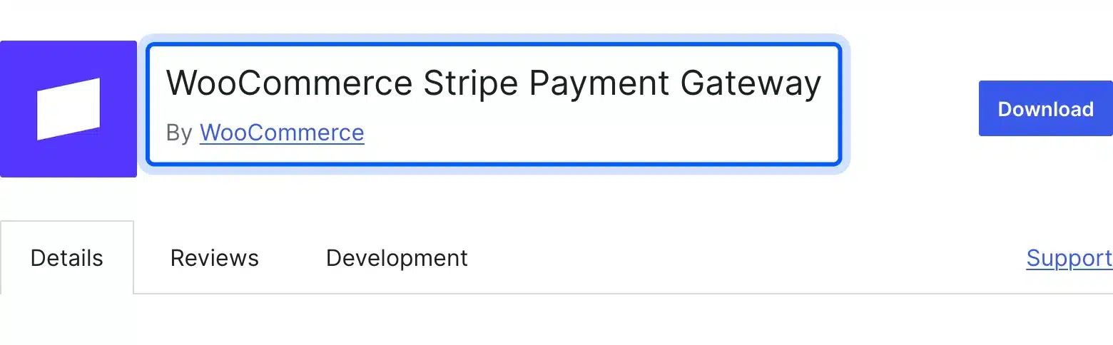 WooCommerce Stripe Payment Gateway plugin listing on WordPress.org