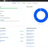 Dashboard widgets with setup progress, a delivery status chart, top products on WhatsApp and recent WhatsApp orders