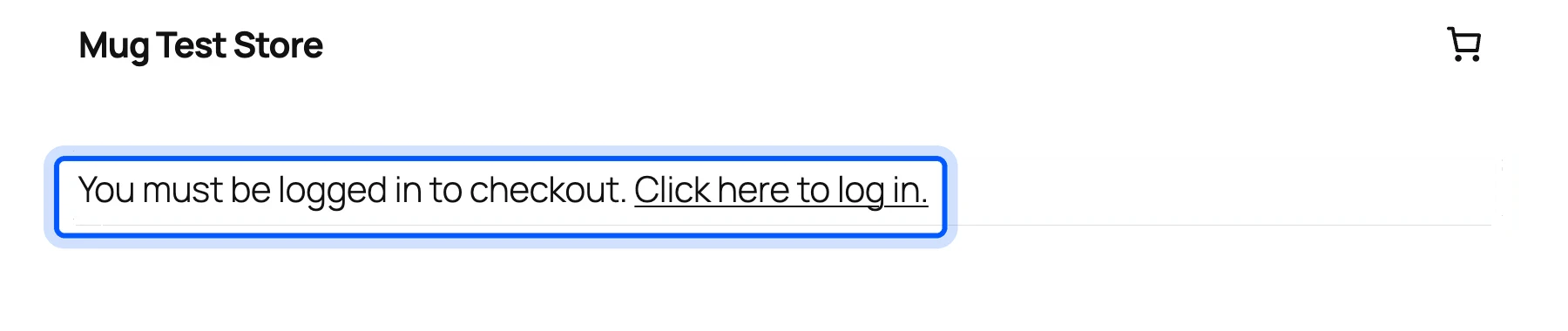 WooCommerce checkout blocked for guests with a login message