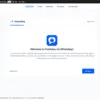 Purchase via WhatsApp setup wizard welcome step